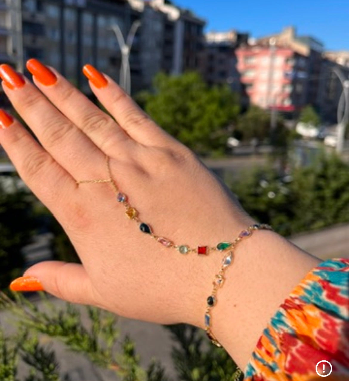 925 Ayar Gümüş Renkli Taşlı Şahmeran